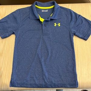 EUC Under Armour boys golf shirt - size 5